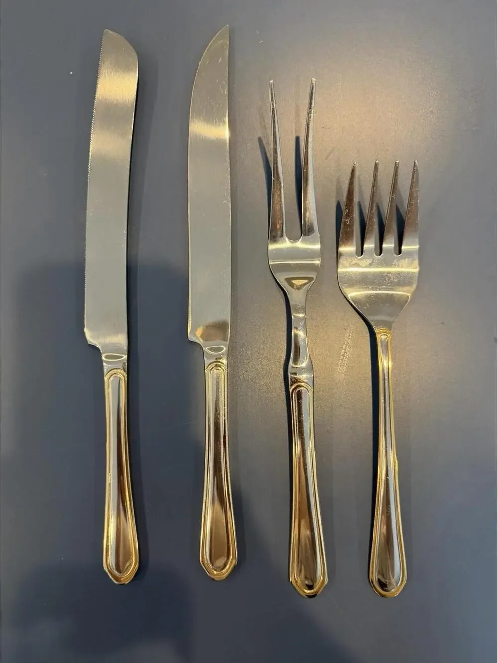 Hampton Silversmith Stainless Steel Flatware Serving Utensils Lot Of 13